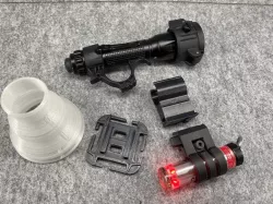 MOLLE | Webbing plate | Flashlight Clip | Glo-Toob