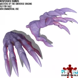 Nosferatu Hands (Motu Origins compatible)