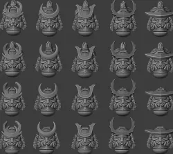 ONI REAVER BATTLE MASKS - 20 VARIANT