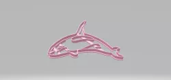 orca whale cookie cutter