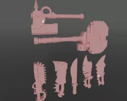 Ork Marauder melee weapons