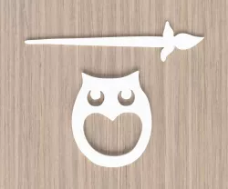 Owl hairgrip