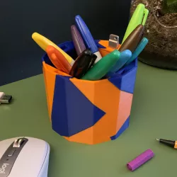 Pencil cup | Large USB | DOUBLE EXTRUSION