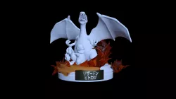 POKEMON (CHARIZARD , CHARMANDER)