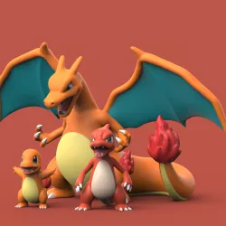 POKEMON - CHARMANDER EVOLUTION