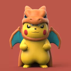 POKEMON - PIKACHU CHARIZARD SKIN