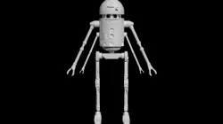 POSEABLE FERRY DROID (Modified R2 UNIT from The Mandalorian)