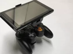 PowerA GameCube Controller Mount for Nintendo Switch using unique locking mechanism