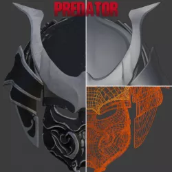 Predator mask - Samurai