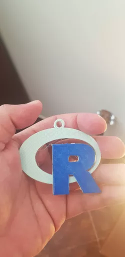 R Programming Language Keychain