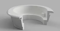 Radiator Side panel Holder for central heating