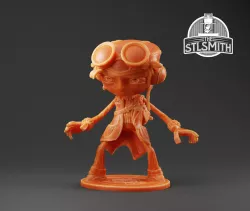 Razputin Aquato Psychonauts Miniature STL