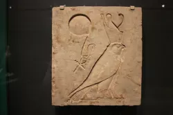 Relief Plaque Depicting the God Horus as a Falcon