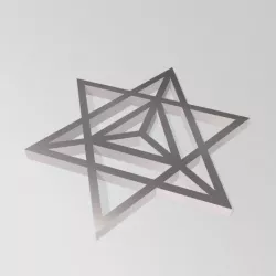 Sacred geometry - tetrahedric star merkaba