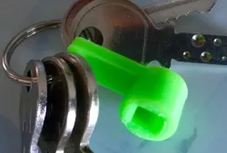 Schlüsselanhänger Vierkant für Wasserhahn 6mm - Keychain Water Tap Square Key