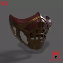 Scorpion Mask from Mortal kombat 2021