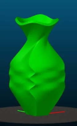 Sculpted vase