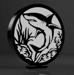Shark lamp