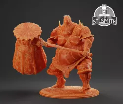 Smough Executioner Dark Souls Miniature STL
