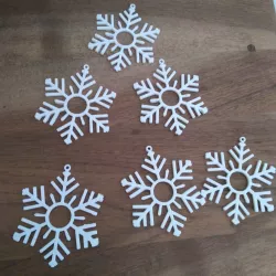 Snowflake to hang on the tree