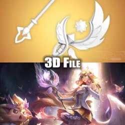 Star Guardian Soraka Prestige League of Legends Fichiers STL