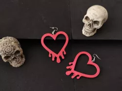 Star-heart earrings set