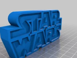 Star Wars Logo Block