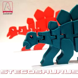 STEGOSAURUS FLEXI 3D DESIGN
