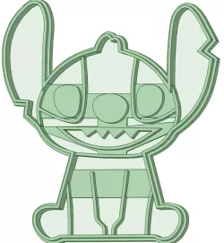 Stich sitting cookie cutter