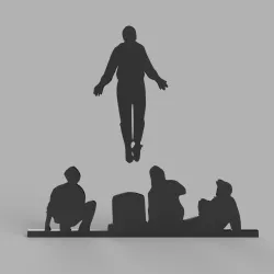 Stranger Things Levitating Max Wall Decor
