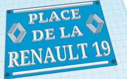 street sign renault 19