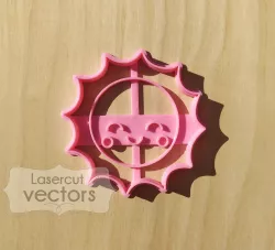 sun cutter,summer cutter. Kawaii cutter. sun cutter. sun cookie cutter
