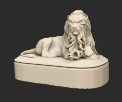 Tentacled Lion Statue Cthulhu