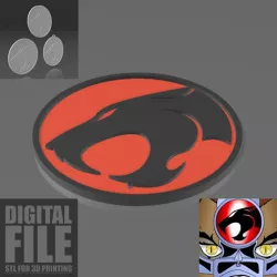 THUNDERCATS LOGO - KEYCHAINS AND MAGNET