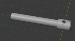 Tiger 2] Airsoft to IR tank conversion adapter 1/16