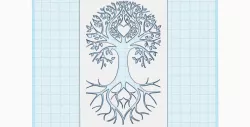 Tree of Life stencil, printable Sacred Tree decoration, spiritual wall art decor