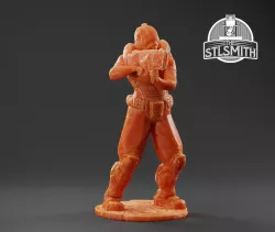 UAC Marine 02 Doom 3 Miniature STL
