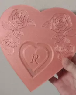 Valentine Box with Rose Accents
