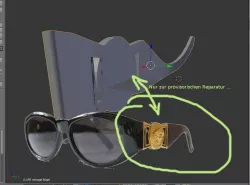Versace Sunglasse Bügel