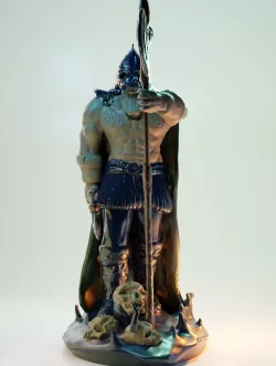 Viking Berserker Nord of the Axes of Nur Fjord clan