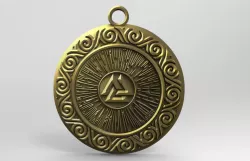 Viking valknut pendant