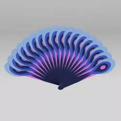 Weapon of the Peacock Miraculous (Hand Fan)