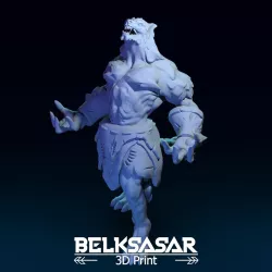 Werewolf Berserker 3D print model