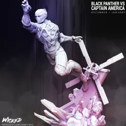 Wicked Marvel Black Panther Sculpture: STLs ready for printing