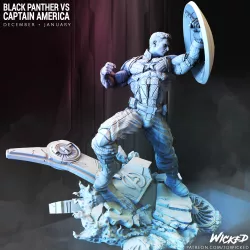 Wicked Marvel Captain America: Civil War STLs ready for printing