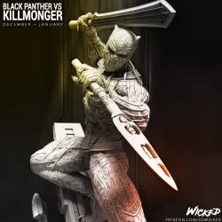 Wicked Marvel Killmonger: STLs Sculpture ready for printing