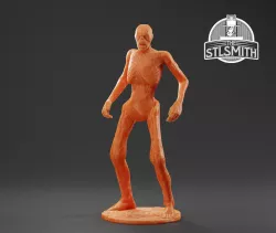Zombie Boney Doom 3 Miniature STL