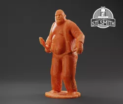 Zombie Fatty Doom 3 Miniature STL