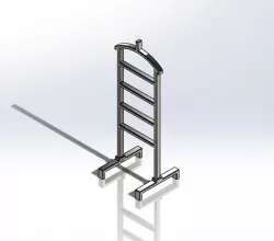 1:6 Scale Valet Stand for Barbie Doll (Doll house)