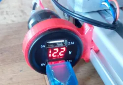 12V to 5V adapter mount for 3030 and 4040